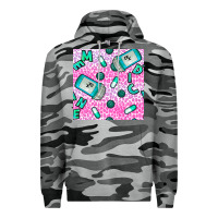 Slate Camo Western Medicine Seamless Pattern Premium Hoodie - BundleAndBundleShop