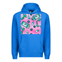 True Royal Western Medicine Seamless Pattern Premium Hoodie - BundleAndBundleShop