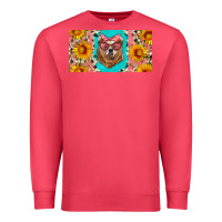 Cardinal mama bear with sunflowers and glasses license plate Premium Sweatshirt - Artiststas