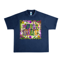Navy mardi gras Urban Heavy Tee - CowGirlArtShop