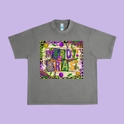 Mardi Gras Urban Heavy Tee Designed By Cowgirlartshop