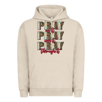 Pigment French Oak pray on it pray over it pray through it Urban Hoodie - AdoDesignShop