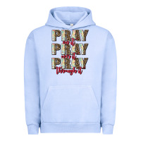 Pigment Grape Ice pray on it pray over it pray through it Urban Hoodie - AdoDesignShop