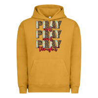 Pigment Peanut Butter pray on it pray over it pray through it Urban Hoodie - AdoDesignShop
