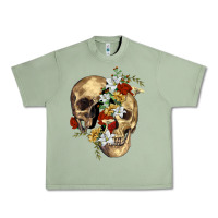 Oil Green nature skull Urban Heavy Tee - RanaPortraitStore