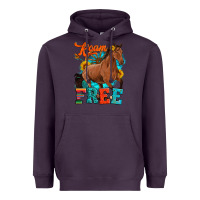 Plum roam free galloping Heavyweight Hoodie - Artiststas