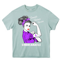 Arona Domestic Violence Warrior Unbreakable Awareness Gift Heavy Core Tee - minhPixels