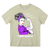 Mossy Domestic Violence Warrior Unbreakable Awareness Gift Heavy Core Tee - minhPixels