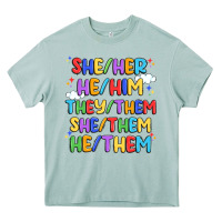 Arona pride pronouns Heavy Core Tee - Artiststas