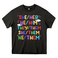 Asphalt pride pronouns Heavy Core Tee - Artiststas