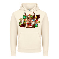 Vintage Artic reindeer joy christmas Vintage Hoodie - CowGirlArtShop