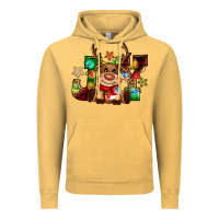 Vintage Mustard reindeer joy christmas Vintage Hoodie - CowGirlArtShop