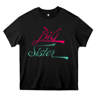 Black Big Sister love Big Sis Gift ba Heavy Core Tee - minhPixels
