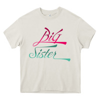 Cream Big Sister love Big Sis Gift ba Heavy Core Tee - minhPixels