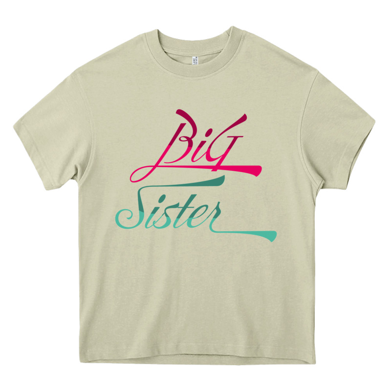 Big Sister Love Big Sis Gift Ba Heavy Core Tee by minhPixels | Teevron