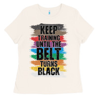 Bone Black Belt Martial Art Training Karate TaeKwonDo Ladies Tee - Bettercallsaul