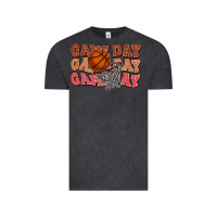Vintage Black game day game day game day basketball Vintage Tee - HowdyJamesFarm
