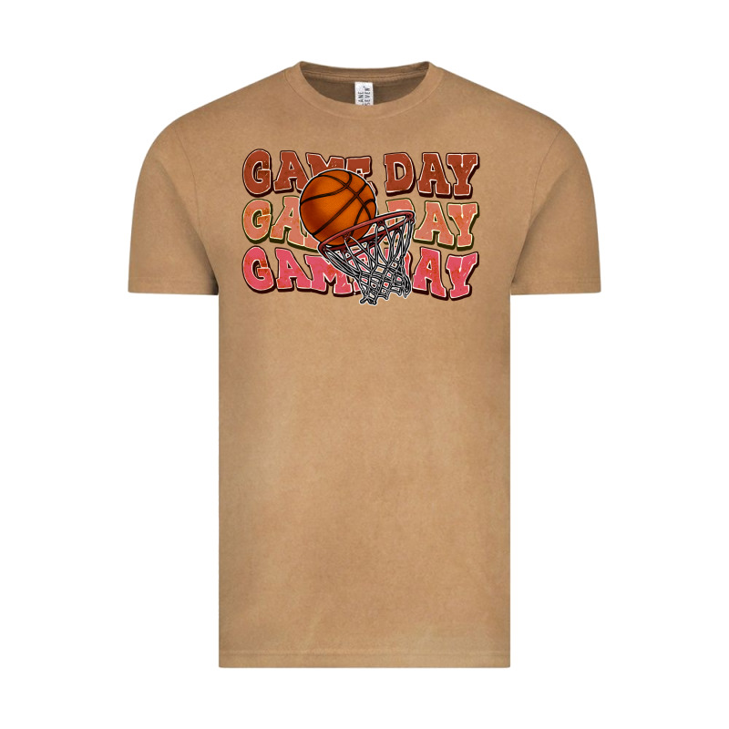 Game Day Game Day Game Day Basketball Vintage Tee by HowdyJamesFarm | Teevron