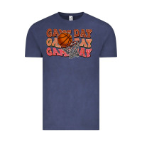 Vintage Denim game day game day game day basketball Vintage Tee - HowdyJamesFarm
