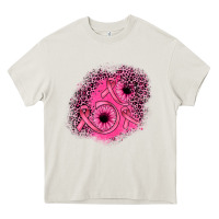 Cream ribbon patch Heavy Core Tee - JahusDesignShop