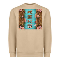 Mushroom Western Mama Pink Roses Mother's Day Heavyweight Sweatshirt - LillyAllenDesigns