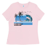 Bubblegum Pink California The Perfect Wave Ladies Tee - Bettercallsaul