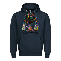 Navy autism awarenes Zipper Hoodie - SublimationCraftShop