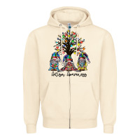 Sandshell autism awarenes Zipper Hoodie - SublimationCraftShop
