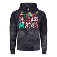 Cloud Black somebody jolly ass mama pink christmas Vintage Hoodie - CowGirlArtShop