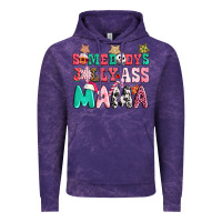 Cloud Purple somebody jolly ass mama pink christmas Vintage Hoodie - CowGirlArtShop