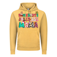 Vintage Mustard somebody jolly ass mama pink christmas Vintage Hoodie - CowGirlArtShop