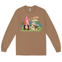 Toasted Coconut Easter gnome and rabbit egg hunt  Easter Day Long Sleeve Tee - CowGirlArtShop