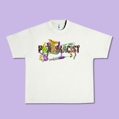 Mardi Gras Pharmacist Urban Heavy Tee Designed By Cowgirlartshop
