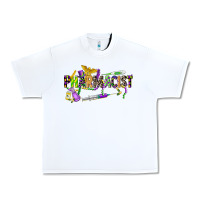 White mardi gras pharmacist Urban Heavy Tee - CowGirlArtShop