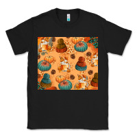 Black Fall Pumpkins Autumn Coffee Classic Tee - texasbilliewilder