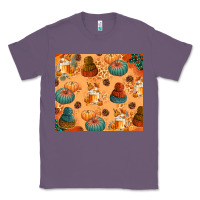 Lavender Fall Pumpkins Autumn Coffee Classic Tee - texasbilliewilder