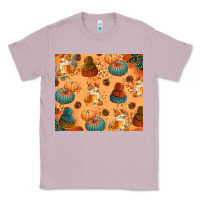 Lilac Fall Pumpkins Autumn Coffee Classic Tee - texasbilliewilder