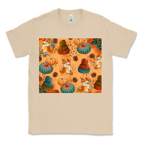 Mushroom Fall Pumpkins Autumn Coffee Classic Tee - texasbilliewilder