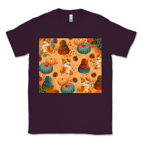 Plum Fall Pumpkins Autumn Coffee Classic Tee - texasbilliewilder