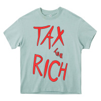 Tax The Rich Shirt (on Back)political T Shirts For Women Men T Shirt Heavy Core Tee | Teevron