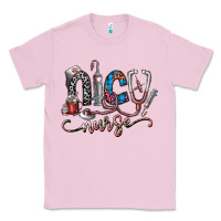 Bubblegum Pink nice nurse Classic Tee - SublimationCraftShop