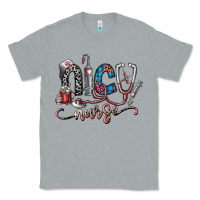 Heather Grey nice nurse Classic Tee - SublimationCraftShop