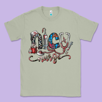 Nice Nurse Classic Tee Designed By Sublimationcraftshop