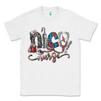 White nice nurse Classic Tee - SublimationCraftShop
