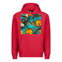 Cardinal autumn leaves seamless pattern Premium Hoodie - BundleAndBundleShop