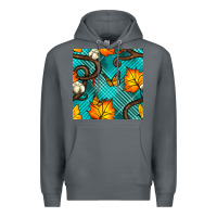 Rock autumn leaves seamless pattern Premium Hoodie - BundleAndBundleShop