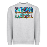 Nursing Student No Sleep No Money No Life Heavyweight Sweatshirt | Teevron