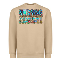 Mushroom Nursing Student No Sleep No Money No Life Heavyweight Sweatshirt - CowhideDigitalArt