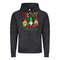 Vintage Black merry christmas gnomes Vintage Hoodie - CowGirlArtShop