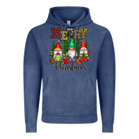Vintage Denim merry christmas gnomes Vintage Hoodie - CowGirlArtShop